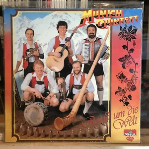 [WORLD MUSIC]~[GERMAN]~EXC LP~MUNICH QUINTETT~Rund Um Die Welt~[1986~AUSTRIA IMP - Picture 1 of 5