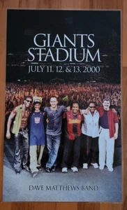 Dave Matthews Band DMB Giants Stadium laminiertes Poster Farbe Kunst 13" x 21" GEBRAUCHT - Bild 1 von 3