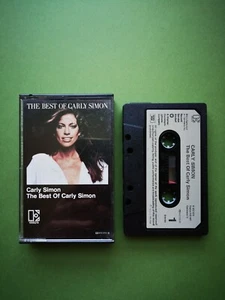 CARLY SIMON - THE BEST OF (ELEKTRA K452025) EUROPE CASSETTE TAPE - Picture 1 of 2