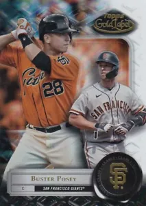 BUSTER POSEY TOPPS GOLD LABEL CLASS 3 BASE SAN FRANCISCO GIANTS #10 2022 22 - Picture 1 of 1