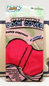 6x NEW IT'S ACADEMIC 8"x10" PINK STRETCHABLE WASHABLE FABRIC SCHOOL BOOK COVERS! - Picture 1 of 1