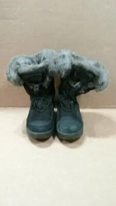 Woman's size 6M COUGAR PGN4236 Black Suede Leather Insulated Slip-On Tammy Boots - Picture 1 of 12