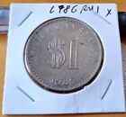 #x Malaysia 1986 Parlimen RM1 $1 Satu Ringgit CuNi Coin 1 pc Sekeping One Only