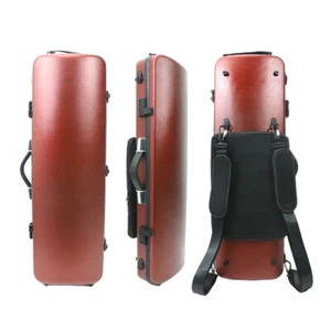 Durable 4/4 Violin Case Full Size Carbon Fiber Violin Box Hard Shell Strong - Picture 1 of 18