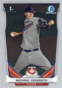 (60) 2014 Bowman Draft MICHAEL CEDEROTH Rookie LOT ALL CHROME Twins CDP93 - Picture 1 of 1