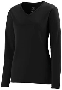 Augusta Sportswear 1788 Women Long Sleeve NexGen Wicking Ultra Stylish T-Shirt - Picture 1 of 15