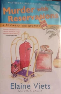 Elaine Viets, Murder With reservations, first edition / first printing - Picture 1 of 1