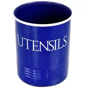 Outshine Kitchen Utensil Holder Farmhouse Decor Crock Organizer for Counter - Picture 1 of 47