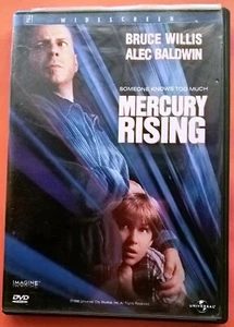 Mercury Rising DVD Region 1 Bruce Willis Miko Hughes Alec Baldwin Harold Becker - Picture 1 of 3