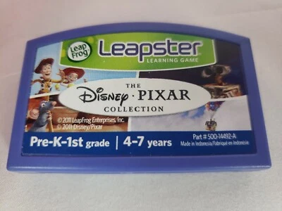 LEAPSTER Learning Game ~ The Disney PIXAR Collection ~ Cartridge ONLY ~  - Image 1 of 2