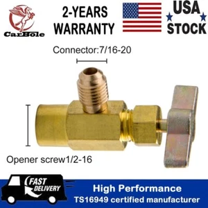 Can Bottle Tap 1/2" ACME Adapter Opener Valve Dispensing Recharge Self-Sealing - Bild 1 von 15