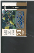 A8380-2008 SAGE HIT Autographs Gold #A80 Mike Hart Auto /250 - NM-MT