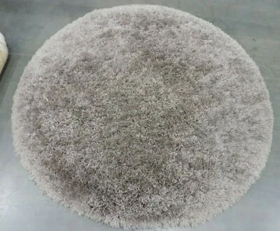 MUSHROOM 5'-1" X Round Loose Threads Rug, Reduced Price 1172596834 PSG800C-5R - Image 1 of 3