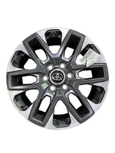 2022-2024 TOYOTA TUNDRA 20X8 6 Y-SPOKE WHEEN RIM | BLACK W/ MACHINED FACE *RASH* - Picture 1 of 19