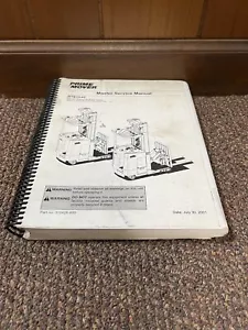Genuine Prime Mover RTX35 RTX45 Reach Truck Forklift Service Shop Manual - Picture 1 of 4
