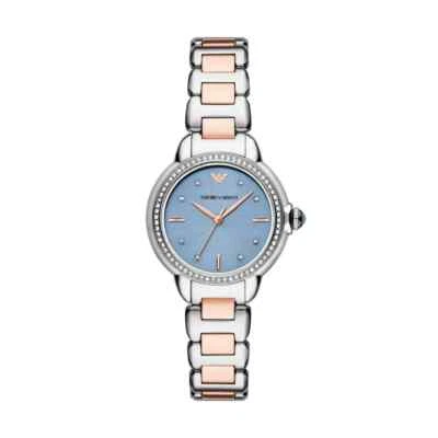 Brand New Emporio Armani AR11597 Mia Blue Sunray Dial 32mm Women's Watch - image 1 of 4