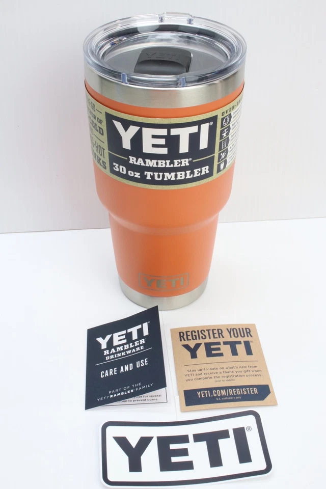 YETI Rambler High Desert Clay 30 oz Tumbler Cup with MagSlider Lid Has Dent