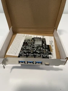 StarTech PEXUS313AC2V 4-Port USB 3.1 PCIe Card 3 x USB-A + 1 x USB-C - Picture 1 of 5