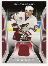 Ed Jovanovski 06-07 Upper Deck SP Game Used Authentic Fabrics Jersey