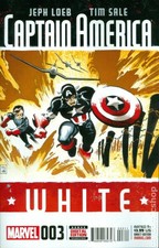 Captain America White #3A Sale VF 2015 Stock Image
