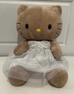 Build A Bear Hello Kitty Sanrio 18" Sun Kissed Tan Hawaiian Plush In Dress VGC - Picture 1 of 11