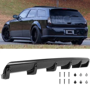 For Dodge Magnum SRT8 RT Carbon Rear Bumper Diffuser Fins Splitter Lip Spoiler - Bild 1 von 16