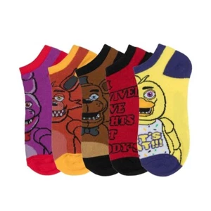5 pares de calcetines tobilleros Five Nights at Freddy's Fazbear Band - Imagen 1 de 8