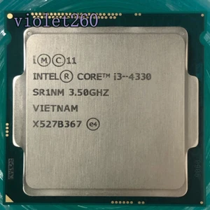 4TH Gen Intel Core i3-4330 LGA 1150 CPU Processor 4M Cache 3.50 GHz Dual Core - Picture 1 of 1