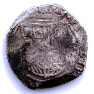 SC. Spain-Felipe III 8 Reales "Macuquina" 1598-1606 Mexico. Plata 27,2 g. ESCASA - Imagen 1 de 2