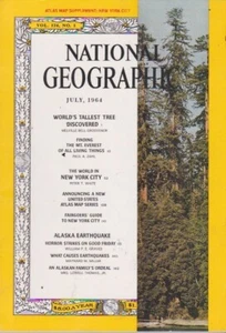 national geographic-JULY 1964-WORLD'S TALLEST TREE. - Picture 1 of 3