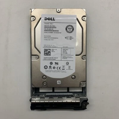 Dell 15K.7 F617N 0F617N 300GB 15K 6Gbps 3.5" SAS Hard Drive ST3300657SS W/Tray - Image 1 of 4