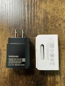 Original Samsung Galaxy A35 25W Super Fast Wall Charger & USB-C Cable - Picture 1 of 5