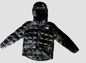 The North Face Jungen Thermoball Öko Kapuze schwarz Jacke Mantel Größe S Small 7/8 - Bild 1 von 13