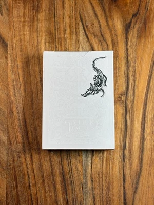 Gatorbacks White & Silver Metallic Playing Cards David Blaine - Image 1 of 4