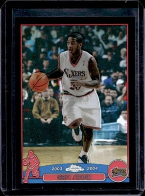 2003-04 Topps Chrome Eric Snow 折射器黑色 #171/500 76ers — 第 1/2 张图片