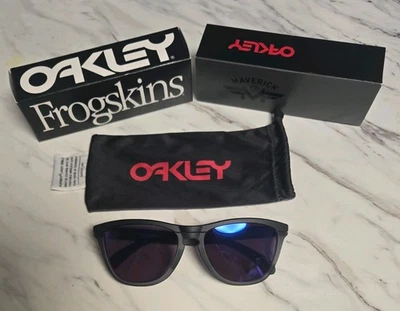 NUEVO Gafas de sol Oakley Frogskins Range Maverick Viñales Signature Series Foto 1 de 4