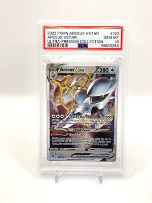 Pokemon PSA 10 Arceus Ultra Premium Collection Metal Arceus VSTAR 123/172 Foto 1 de 2