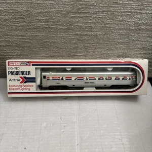 Life-like HO Scale Amtrak Silver Vision Passenger Lighted Observation Car 9545 - Picture 1 of 11