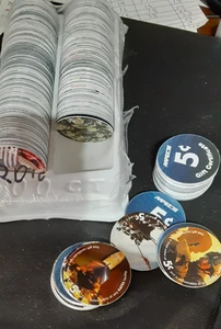 14th  Print  5 Cent  Set of AAFES  Pogs  from 2010  Uncir./New from a Tray - Picture 1 of 2