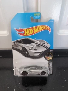 Ford GT 2017 17 2/10 Nightburnerz 211/365 Metalflake Silver Hot Wheels - Imagen 1 de 4