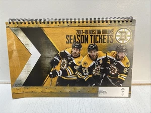 Boston Bruins 2017-18 Season 57 Tickets Book Debrusk Debut McAvoy First Goal - Picture 1 of 7