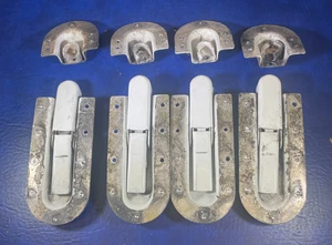 Lot of 4 Cessna 120 140 and 170 Cowl Latches Complete - As Removed - Foto 1 di 5
