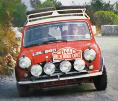 Moss890 Classic BMC Mini Works Team MonteCarlo Rally Replica Roof Rack Unpainted - Image 1 of 4