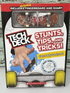 Tech Deck Stunts, Tips and Tricks Fingerboard And Ramp Travel To Go Scholastic - Picture 1 of 10