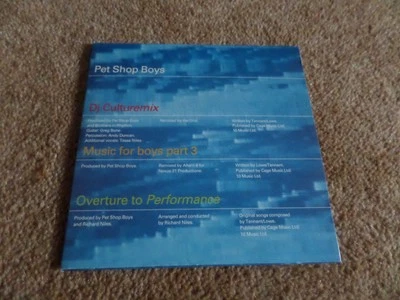 CD SINGLE - PET SHOP BOYS - DJ CULTUREMIX - CARD SLEEVE - Image 1 of 2