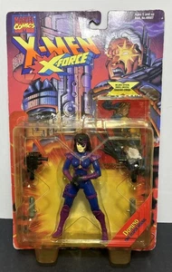 Marvel Comics X-Men X-Force Domino 5" Action Figure 1995 ToyBiz 49537 NIP - Picture 1 of 6