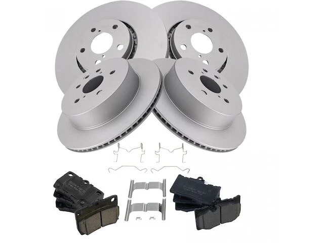 Kit de pastillas de freno y rotor delanteras y traseras TRQ 54XM63F para Lexus IS350 2006-2013 Foto 1 de 1