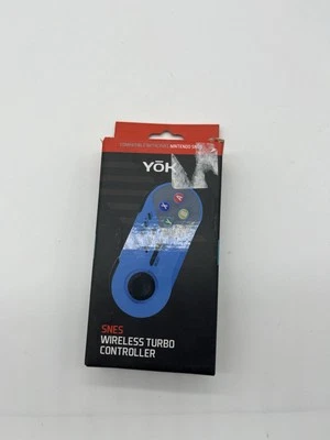 Yok Wireless Turbo Controller for SNES + NES Nintendo Classic Mini Edition BLUE - Image 1 of 4