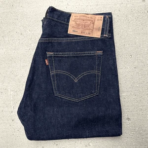 Levi's 501XX W32 L36 USA Made 2000s Vintage Dark Indigo Denim Jeans Big E - Bild 1 von 10