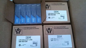 46X1290 IBM LTO ULTRIUM 5 BACKUP TAPE CARTRIDGE (20 PACK) NEW OEM FACTORY SEALED - Picture 1 of 2